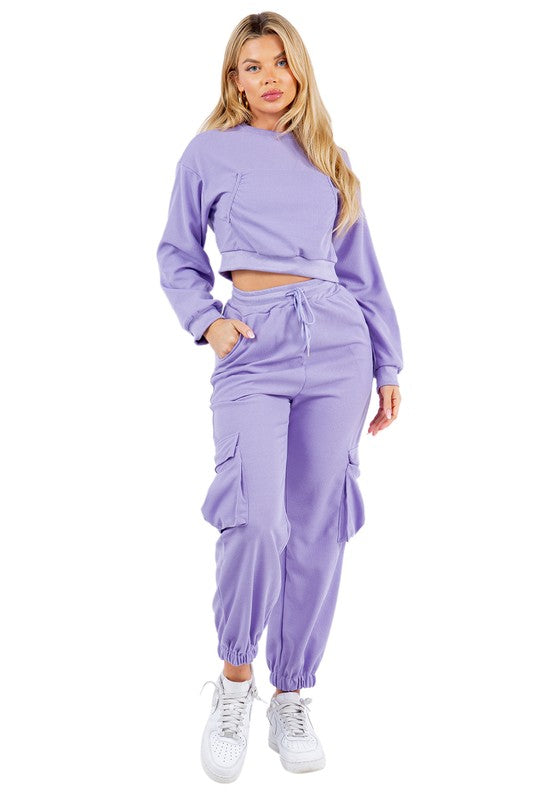 SEXY TWO PIECE SWEATSUITS