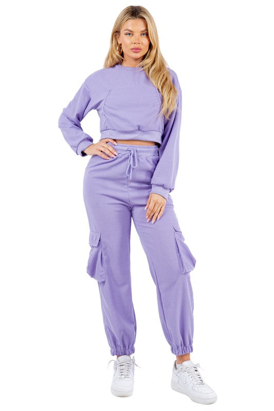 SEXY TWO PIECE SWEATSUITS