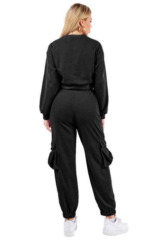 SEXY TWO PIECE SWEATSUITS